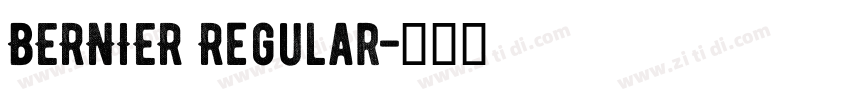 BERNIER Regular字体转换